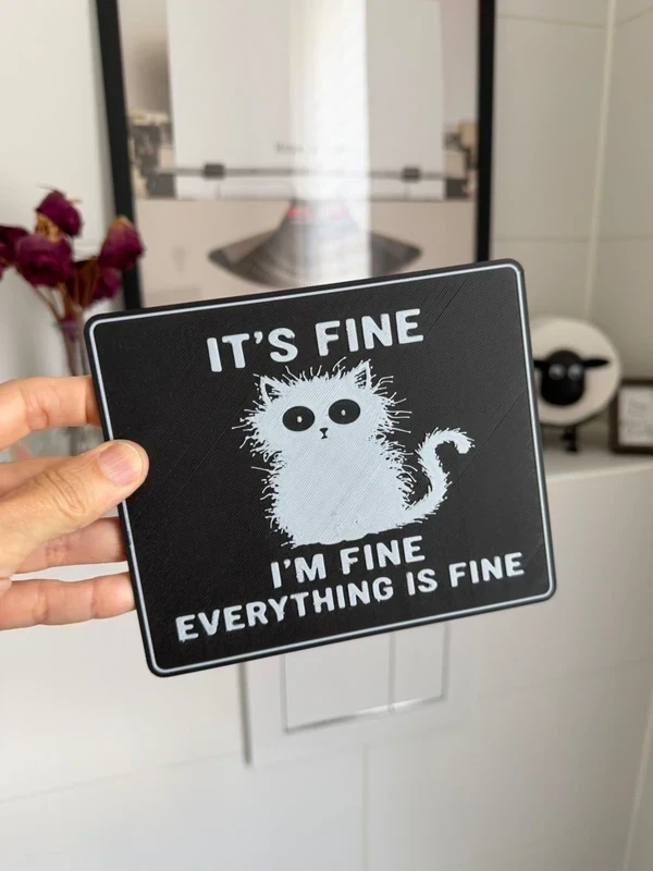 Funny sign wall decor cat lovers